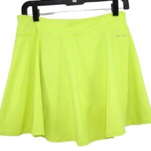 Nike Court Women’s Dri-FIT Baseline Tennis Skort Skirt Neon Yellow Volt Medium